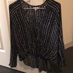 Urban outfitters black and white top